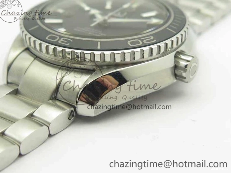 0801 Durable Planet Ocean Professional Ceramic Bezel 42mm 1:1 MK Best Edition Silver Markers On SS Bracelet A 8085